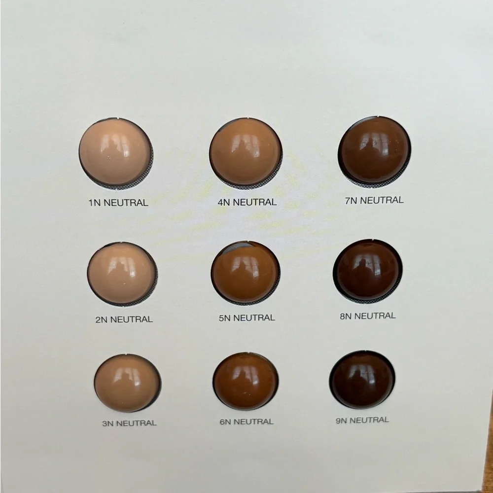 NEW Dior Forever SKIN GLOW FOUNDATION 9-Shade Sampler Card DUO! - Picture 3 of 4
